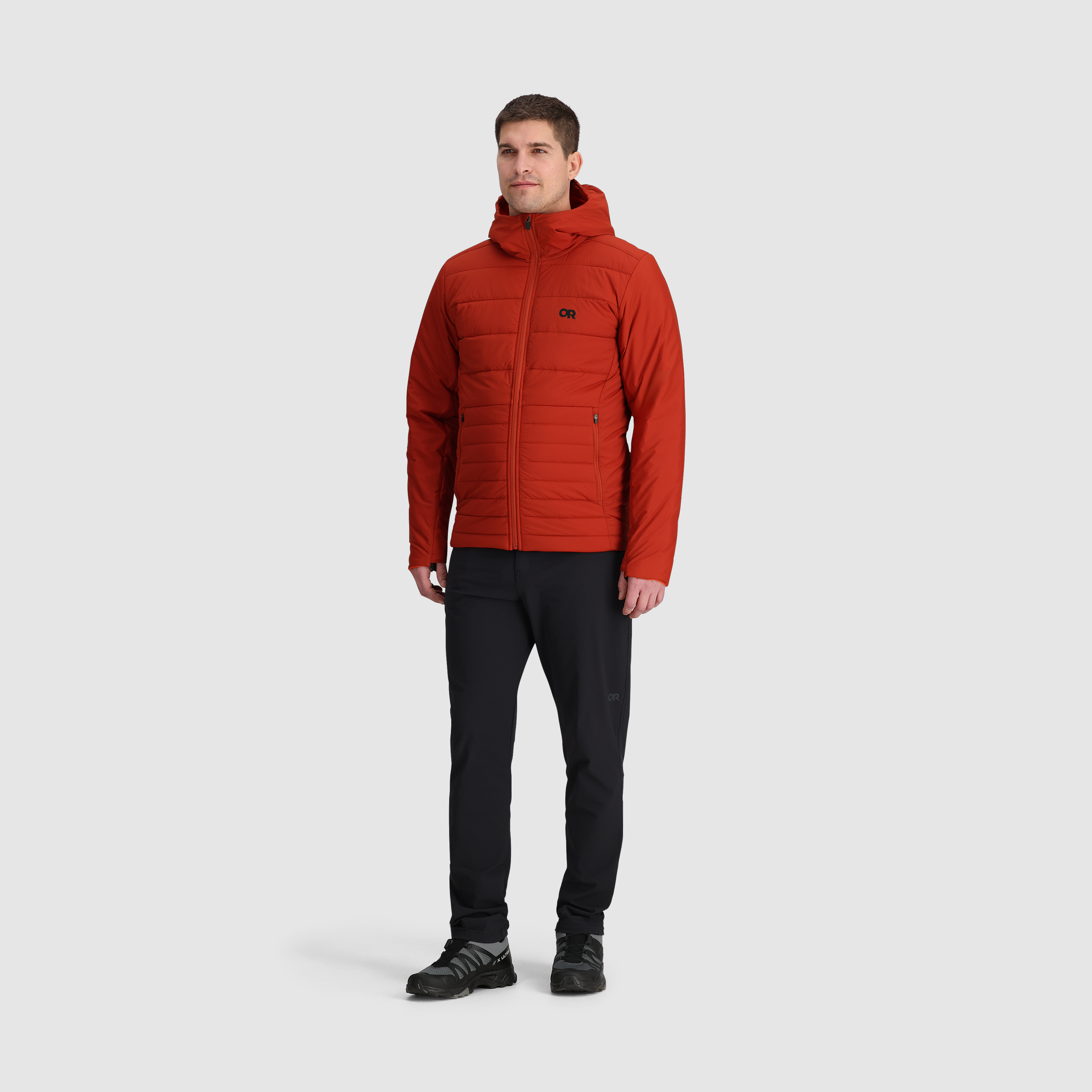 Men's Shadow Insulated Hoodie - Lightweight Winter Jacket with Warm Fleece Lining for Outdoor Activities, Hiking & Casual Wear