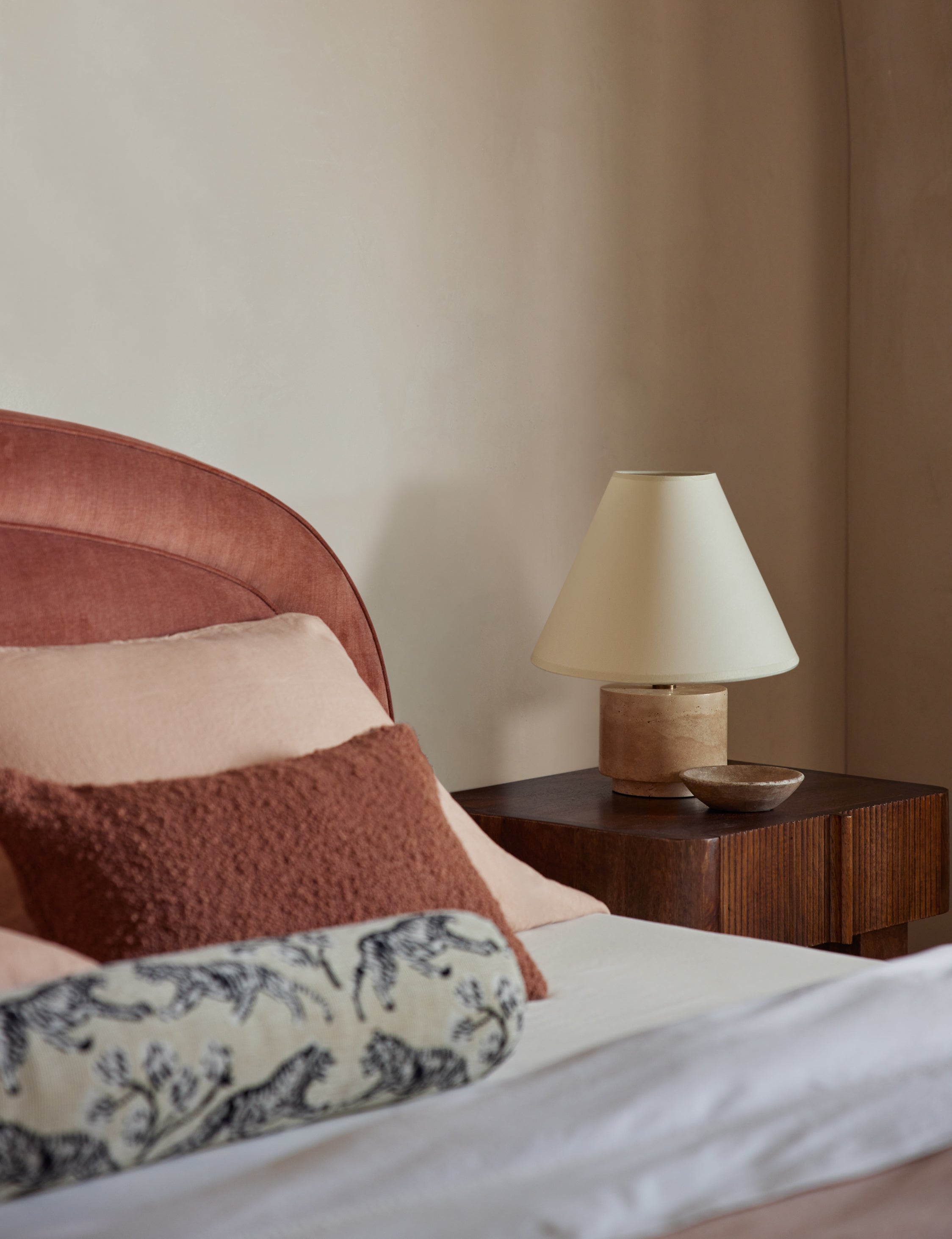Colin King x Troy Lighting Bronte Table Lamp - Modern Bedside & Living Room Lighting for Home Decor