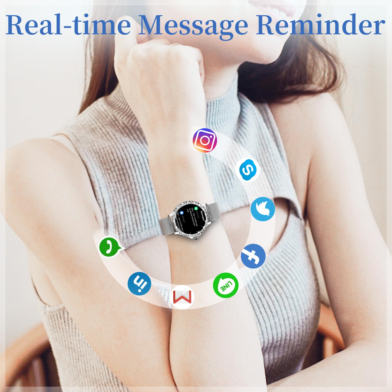 Smart Watch for Women - 1.3