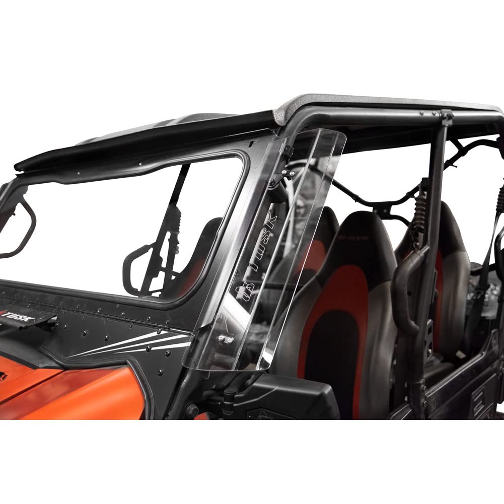 Tusk Wing Vent Kit 24 Inch Wing with 1 7/8 Inch Roll Cage Clamps for Kawasaki Teryx4 750 (2012-2013) - Off-Road UTV Accessories for Enhanced Airflow & Cooling