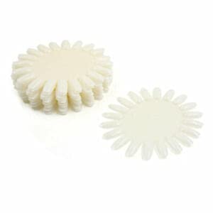 Krishna Enterprises False Nail Flower Wheel - 20 Color Nail Art Display Board Template with Shaped Nails for Professional Practice | Includes 10pc Multi-Shade Tool Kit | Perfect for Salon, DIY Nail Design & Beginners Training