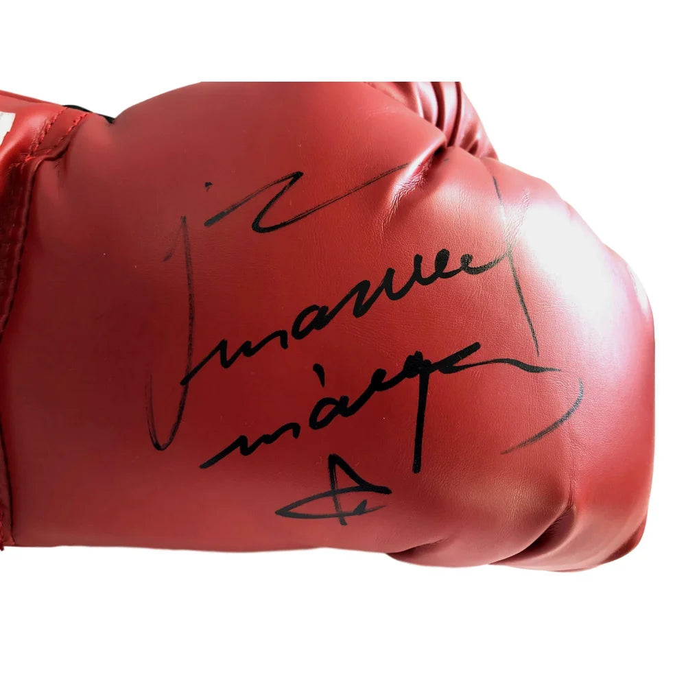 Juan Manuel Marquez Autographed Everlast Boxing Glove with COA - Authentic Signed Memorabilia for Boxing Fans, Collectors & Sports Memorabilia Displays