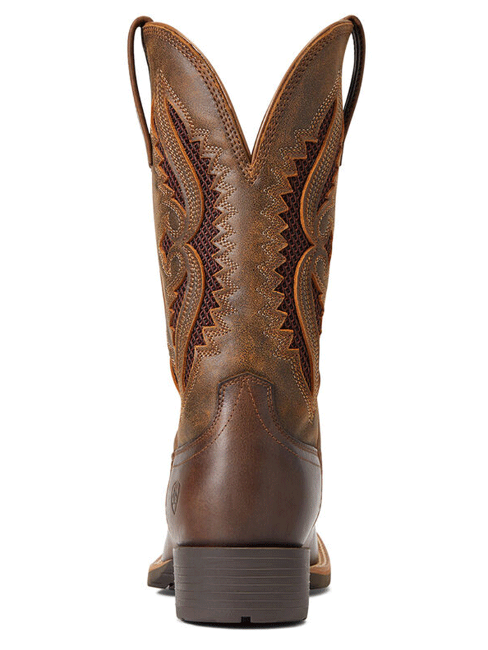 Ariat Women's Hybrid Rancher VentTek 360° Western Boots - Distressed Tan - Comfortable Cowgirl Boots for Riding, Work & Outdoor Activities
