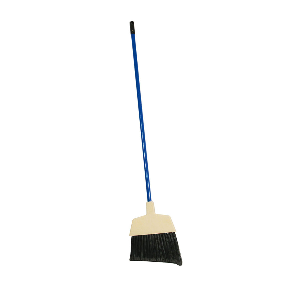 Angled Lobby Broom - 12 x 55 Inch Heavy Duty Commercial Floor Sweeper for Hardwood, Tile & Concrete - Perfect for Hotels, Offices & Entryways