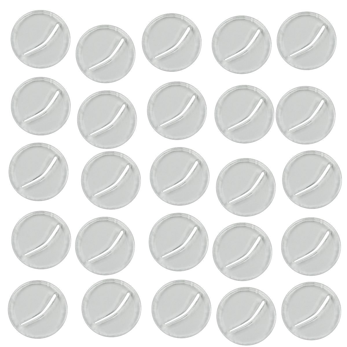 LITKO 3mm Clear Acrylic Miniature Bases - 20mm Slotted Paper Figure Holders for Dungeons and Dragons | RPG Game Accessories | Perfect for Tabletop Gaming, Warhammer & Board Game Card Stands