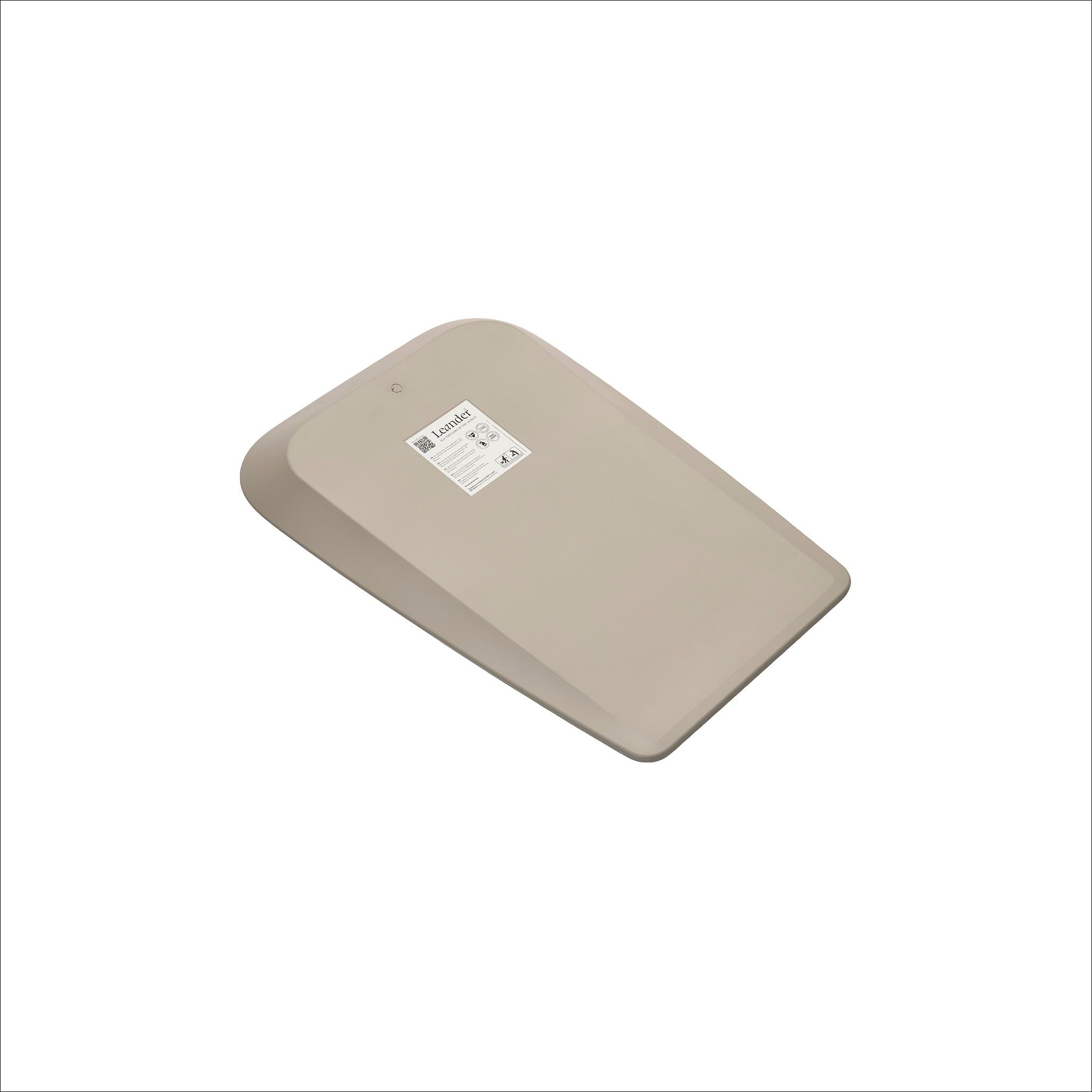 LEANDER Matty Mini Changing Pad - Portable Baby Changing Mat for Diaper Bags, Soft & Waterproof (Cappuccino) | Perfect for Travel, Nursery & On-the-Go Parents