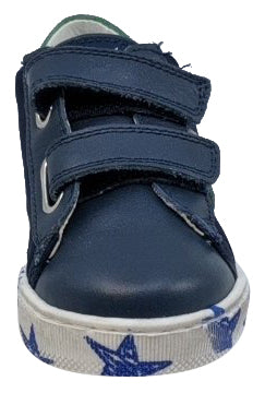 Falcotto Boys' Leryn Fashion Sneakers for Kids - Navy & Green Casual Shoes | Comfortable & Stylish for School, Play & Everyday Wear