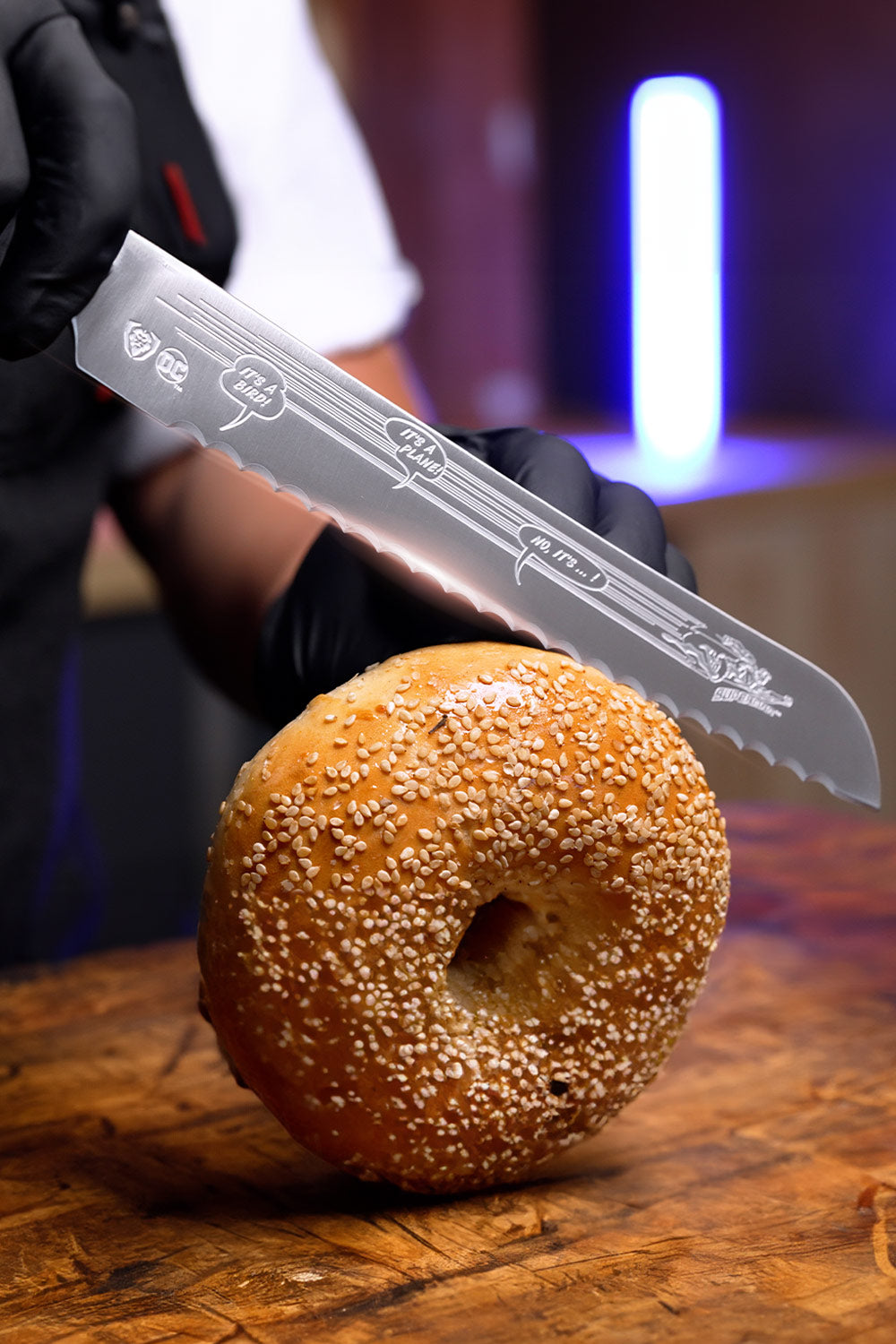 Dalstrong SUPERMAN™ Edition 8-Inch Bread Knife - Ultra Sharp Stainless Steel Blade for Slicing Bread, Cakes & Pastries - Perfect for Home Kitchens & Professional Bakeries