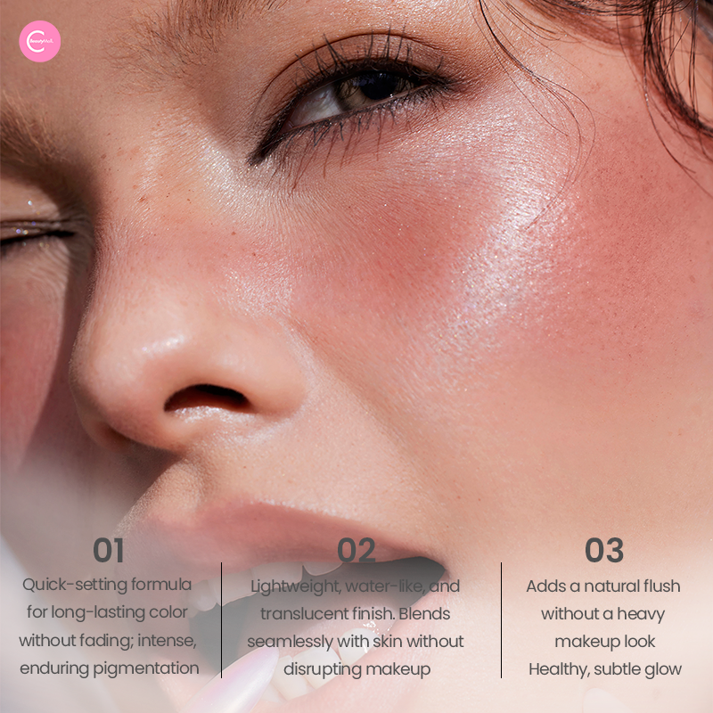 Uhue Skin Fusion Liquid Blush - Natural & Long-Lasting Cheek Color for Flawless Makeup | Perfect for Everyday Wear & Special Occasions
