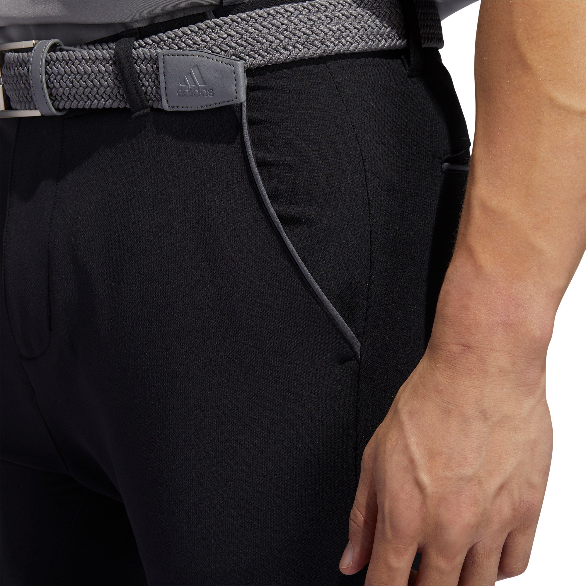 Adidas Men's Lightweight Black Golf Pants for Fall - Comfortable Stretch Fabric for Golfing & Casual Wear