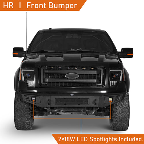 09-14 Ford F-150 Full Width Front & Rear Bumper Set (Excluding Raptor) | Heavy-Duty Protection for Off-Roading & Truck Customization