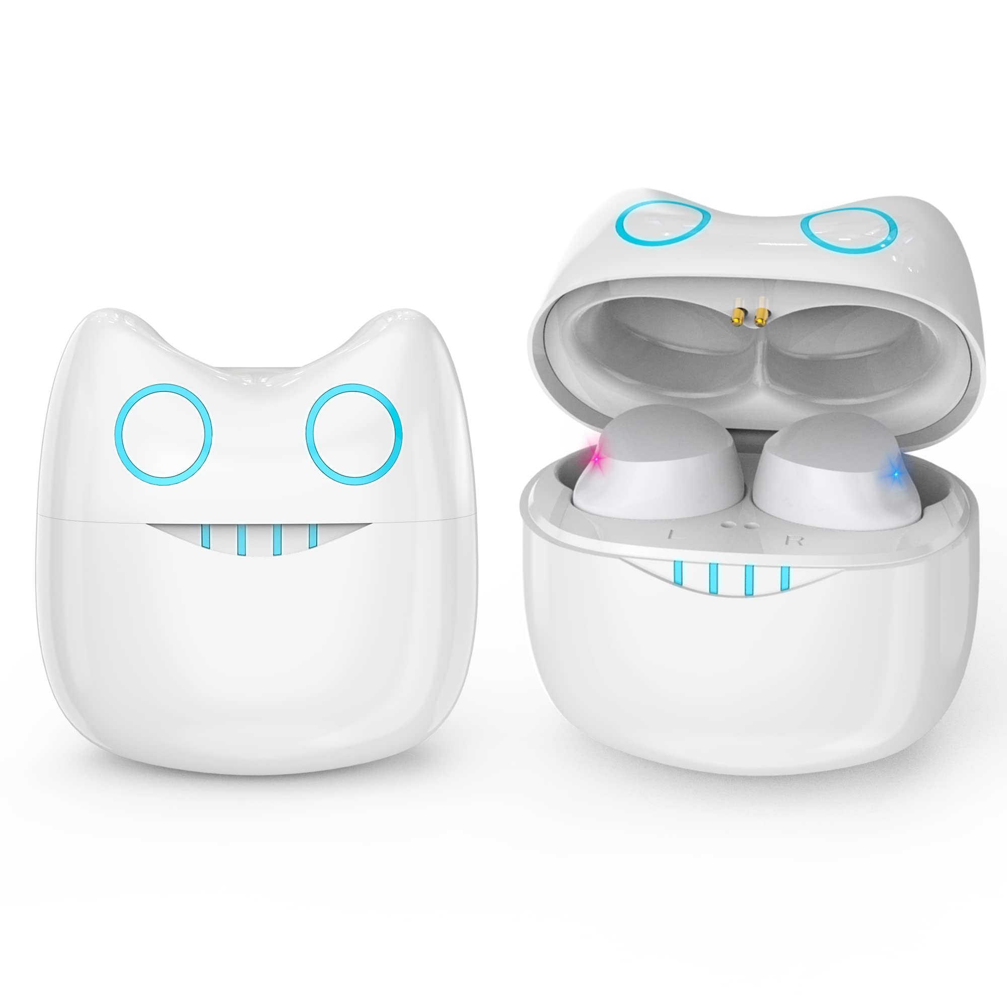 AMAFACE Bluetooth 5.0 Wireless Earbuds with Wireless Charging Case, IPX5 Waterproof, Stereo Sound, Built-in Mic, Active Noise Cancelling - Perfect for Gym, Running, Travel & Work