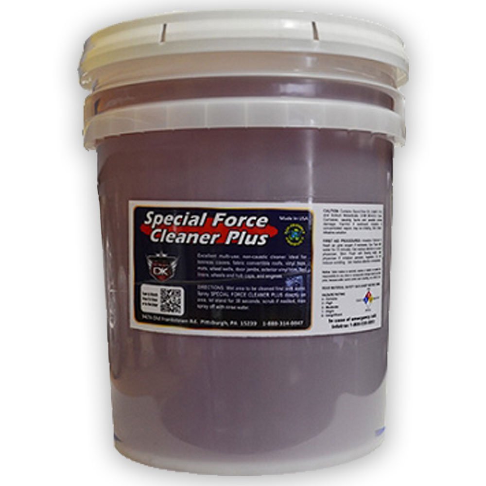 Detail King Special Force Plus All-Purpose Cleaner - 5 Gallon Heavy Duty Concentrated Degreaser - Non-Caustic Safe for Cars, Trucks, Boats & Industrial Use - Interior & Exterior Surface Cleaner for Home, Garage & Commercial Spaces