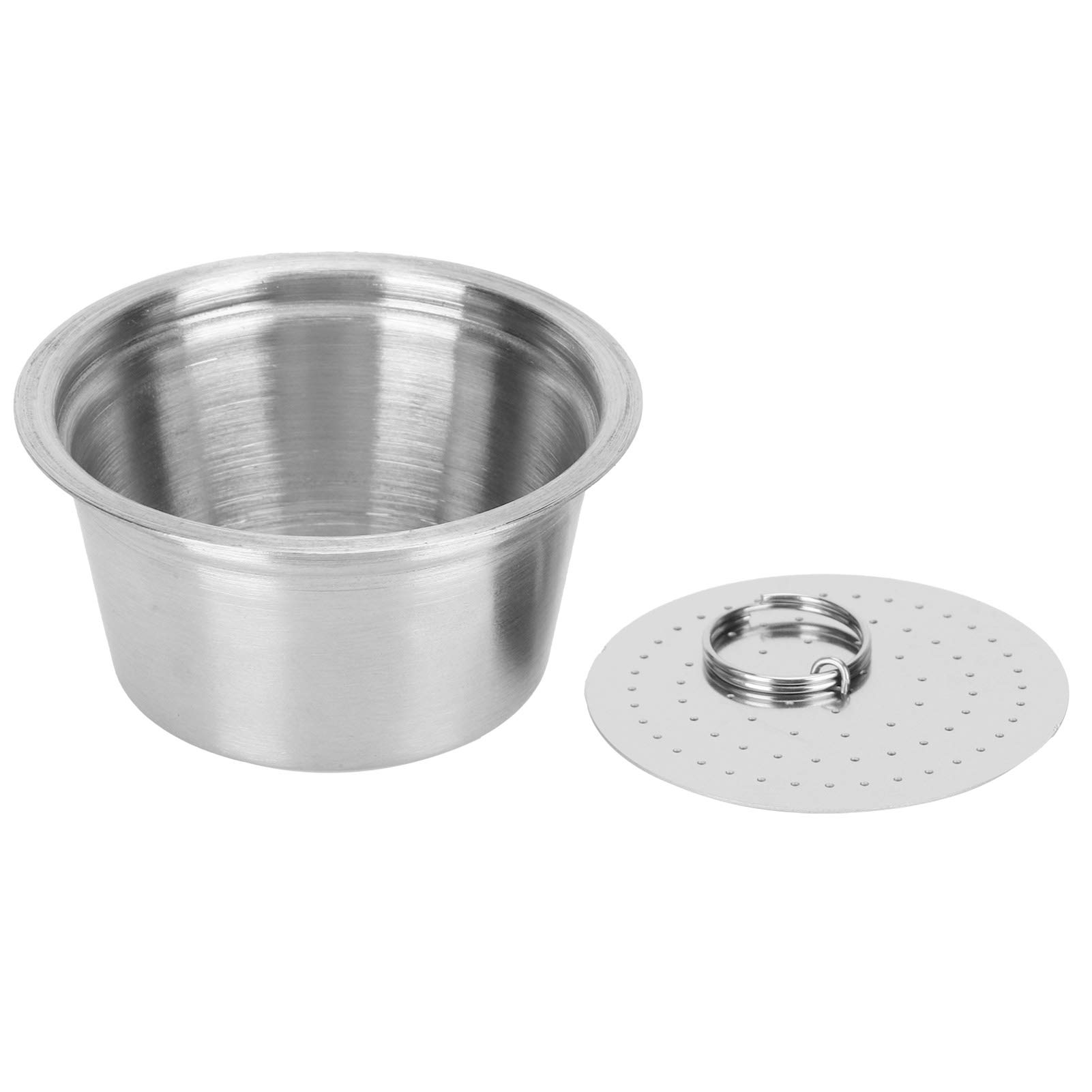 Refillable 53mm Stainless Steel Coffee Pods for Dolce Gusto - Reusable Capsule Filters (Yellow) | Perfect for Home & Office Coffee Brewing