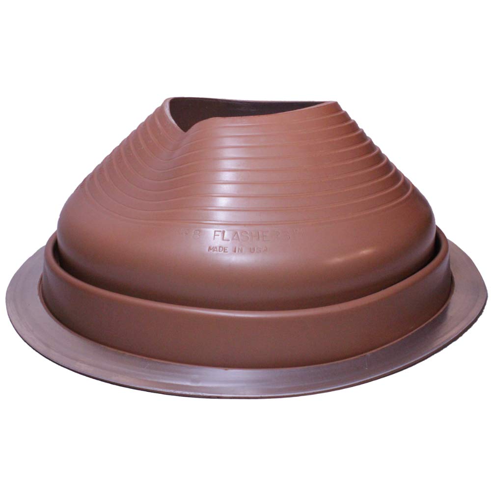 EPDM Flexible Roof Jack Pipe Boot for Metal Roofing - Fits 7
