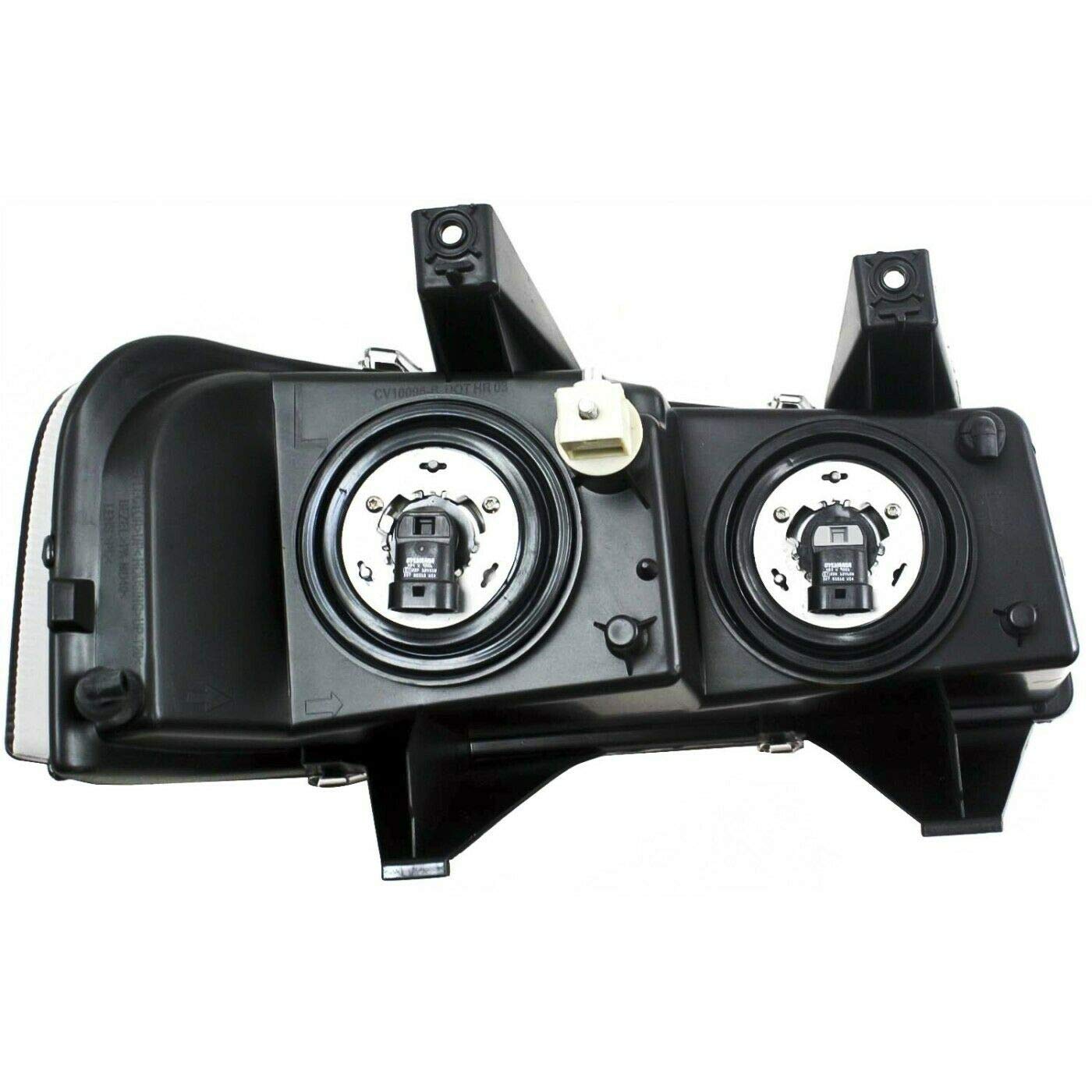 ZXZ Headlights Headlamps Pair Set of 2 - Left & Right Compatible with Chevy Express & GMC Savana Van | Perfect for Night Driving & Off-Road Adventures