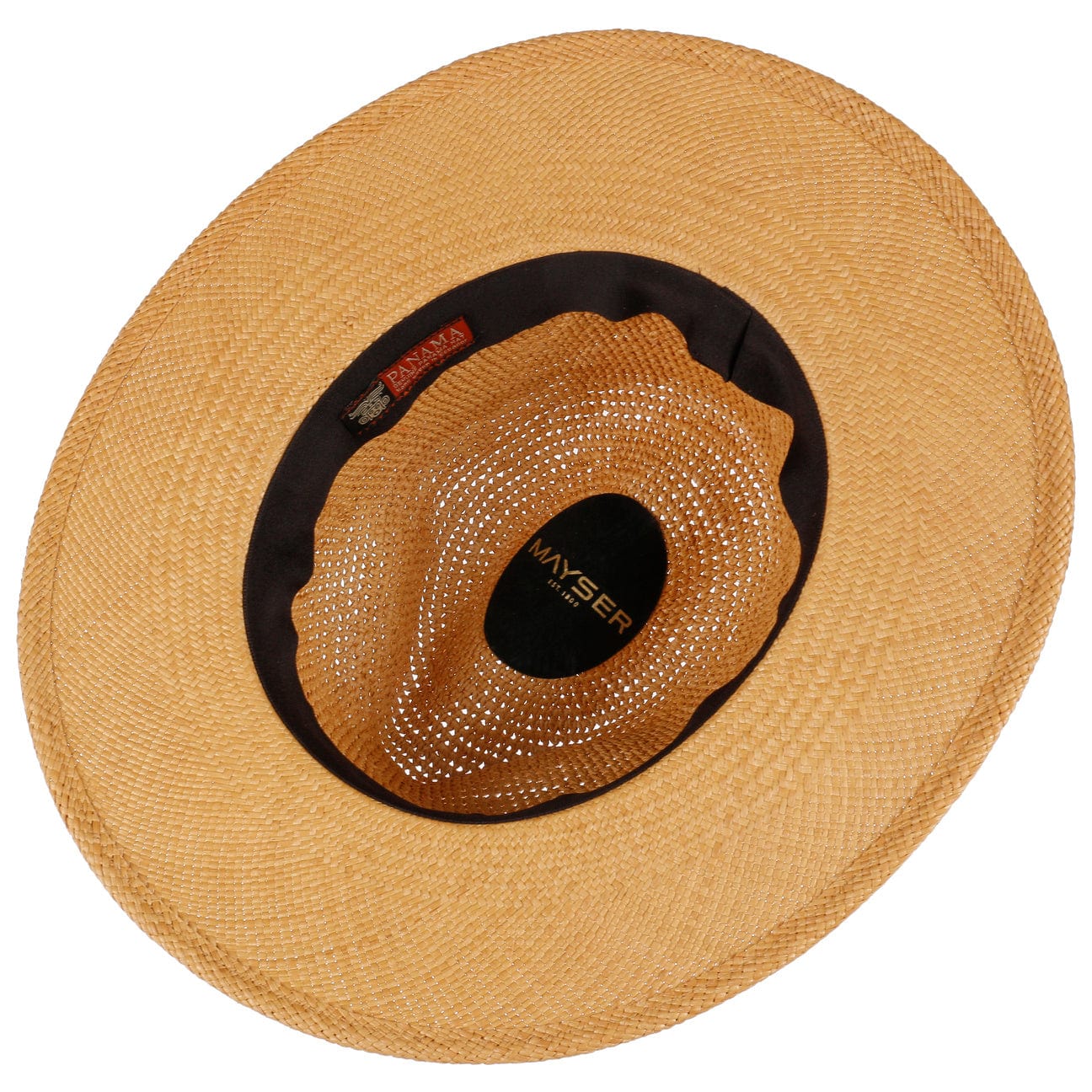 Mayser Ricardo Crochet Panama Hat for Women - Breathable Summer Sun Hat for Beach, Travel & Outdoor Activities