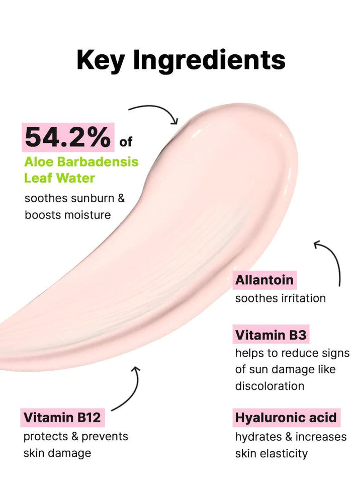 COSRX Aloe 54.2 Aqua Tone Up Sunscreen SPF 50+ PA++++ 50ml - Hydrating, Brightening & UV Protection for Daily Skincare Routine