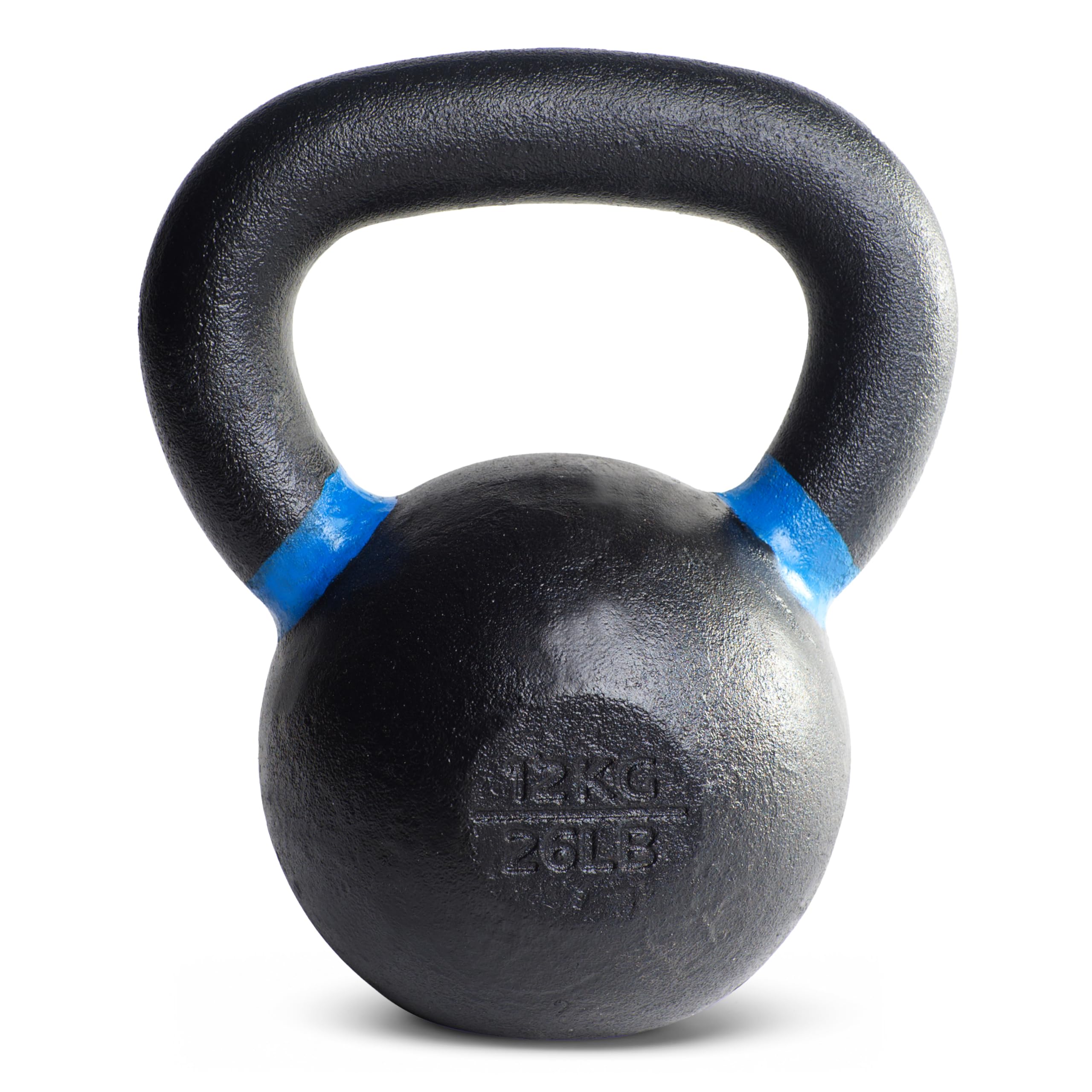Premium Cap Barbell Cast Iron Competition Kettlebell - Heavy Duty Workout Weight for CrossFit, Strength Training & Home Gym Fitness (Multiple Weights Available) - Perfect for HIIT, Functional Training & Powerlifting