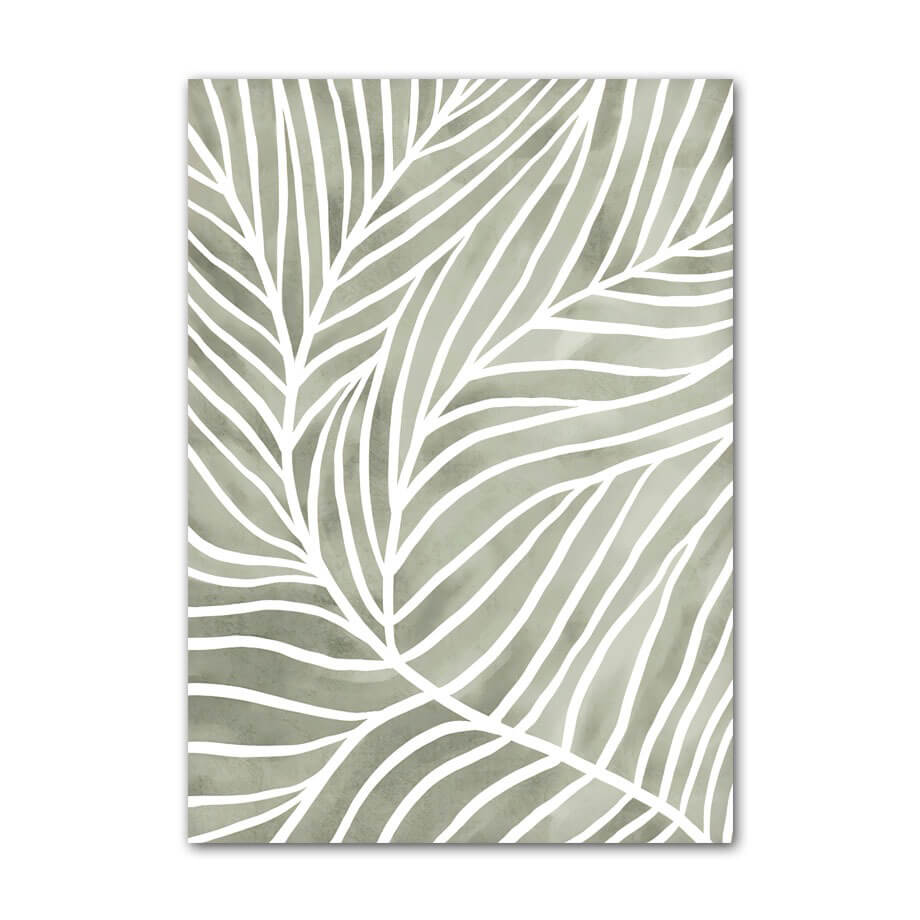 Sage Green Aesthetic Canvas Wall Art Posters - Modern Home Decor for Living Room, Bedroom & Office