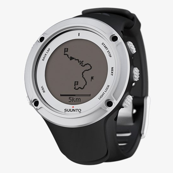 Ambit2 Silver Sports Watch - Waterproof, GPS, Heart Rate Monitor for Running, Cycling & Outdoor Activities
