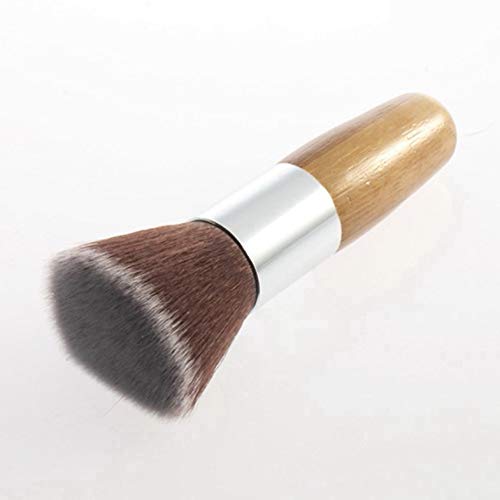 CamKpell Professional Soft Flat Top Buffer Foundation Powder Brush - Premium Kabuki Makeup Brush for Liquid, Cream & Powder Cosmetics - Ideal for Salon, Airbrush & Everyday Makeup Application