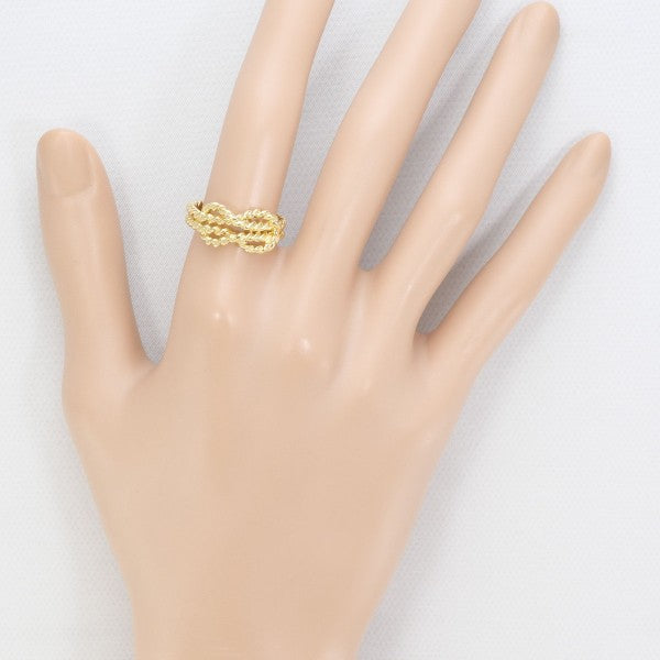 18K Yellow Gold Ring for Women - Elegant Solid Gold Band, Dainty Minimalist Jewelry for Everyday Wear, Gift for Her, Anniversary, Wedding, Engagement, Valentine's Day