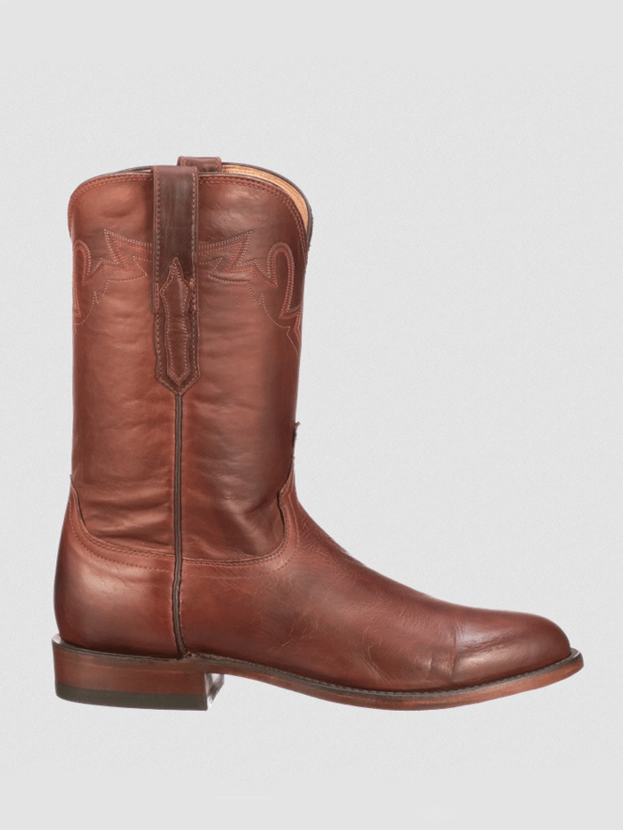 Lucchese CL6503.C2 Men's Sunset Roper Tan Ranch Hand Boots - Western Cowboy Boots for Men, Comfortable Roper Style for Riding, Work & Casual Wear