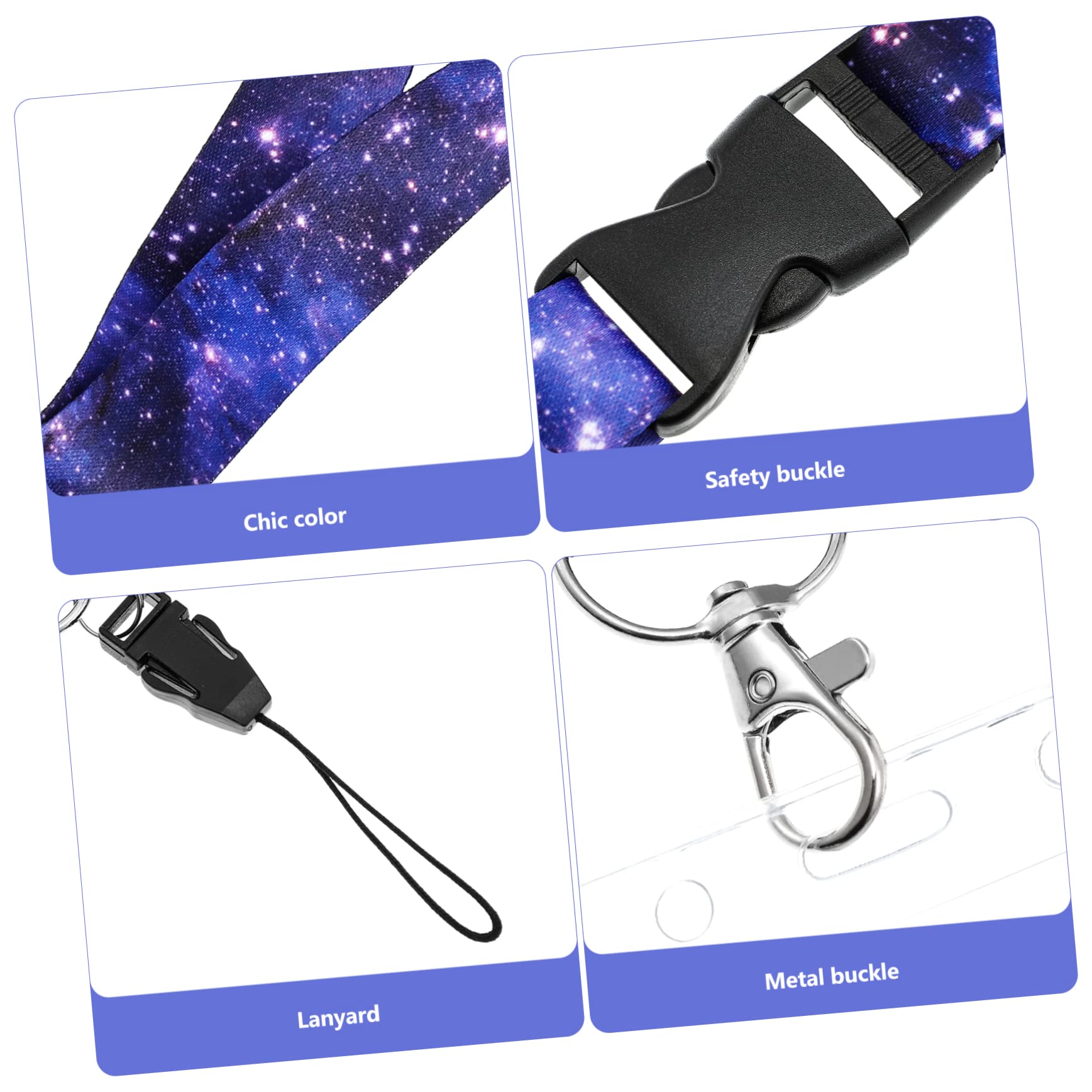 Hemobllo ID Badge Holder 40 Sets - Adjustable Phone Lanyard with Detachable Neck Strap for Work, School & Events - Durable Badge Reels for Teachers, Nurses, Office Professionals