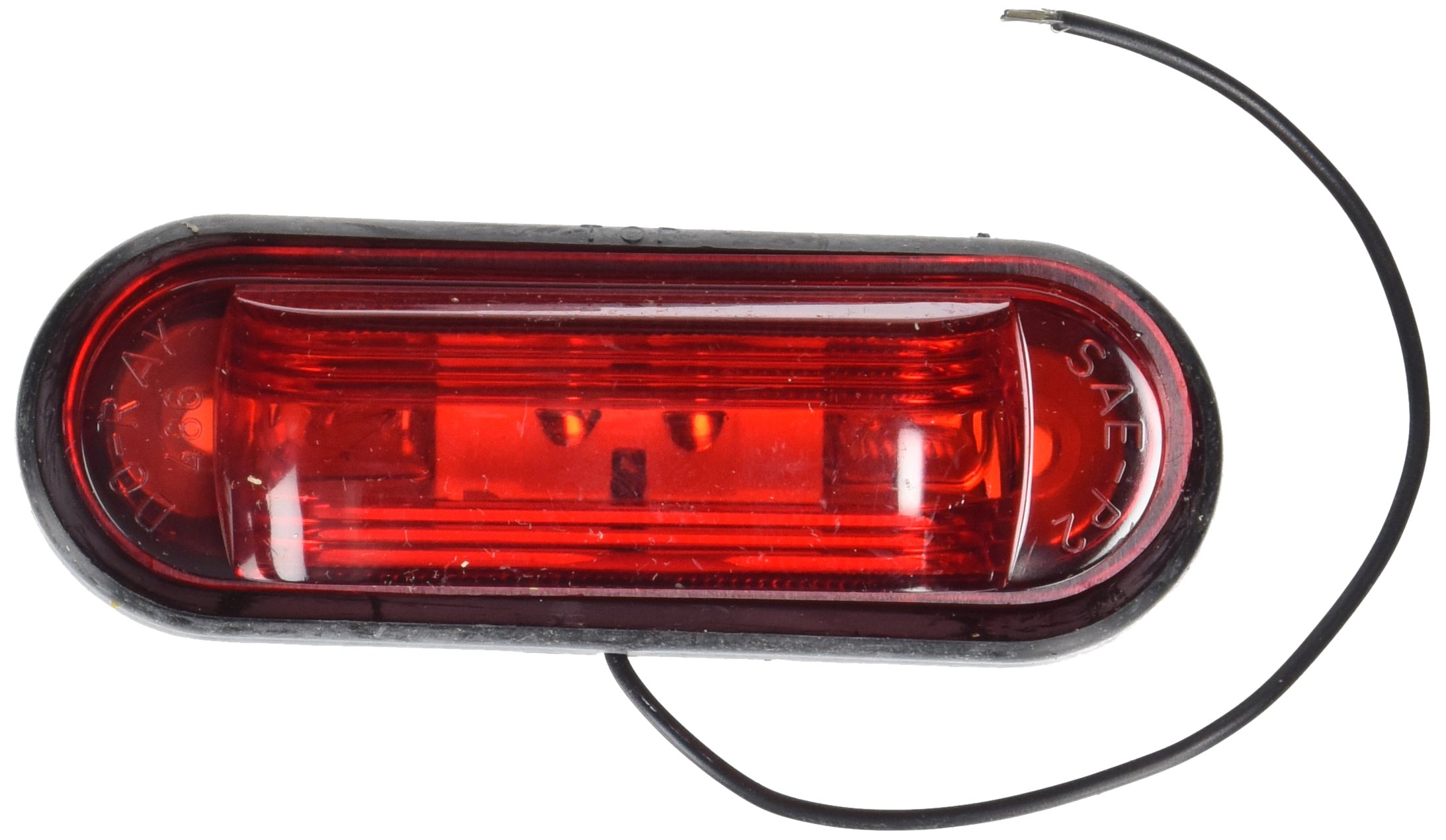 Truck-Lite 26310R LED Marker Clearance Light - Amber Side Marker for Semi Trucks & Trailers - Heavy Duty Waterproof Design for Road Safety & Night Visibility