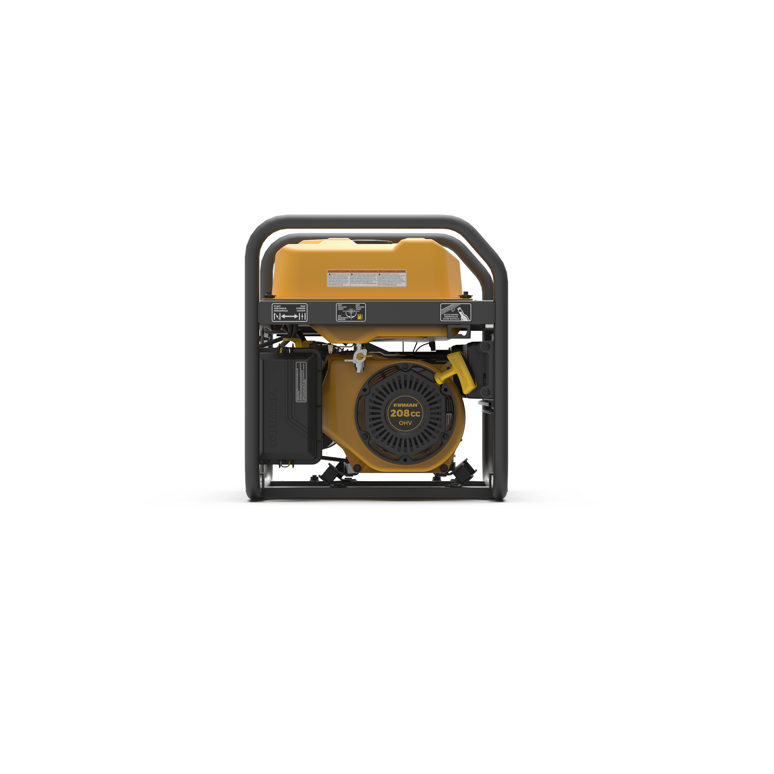 4550W Portable Gas Generator with Recoil Start - 120V Power for Camping, Emergencies & Outdoor Activities