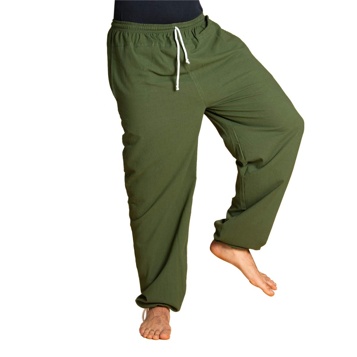 **PANASIAM E-Pants - 100% Natural Cotton Soft & Opaque Fabric Pants for Men & Women | Comfortable Lounge & Travel Wear**