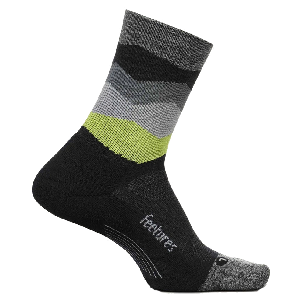 Feetures Elite Light Cushion Mini Crew Socks - Running, Hiking & Athletic Performance Socks for Men & Women - Breathable & Supportive for All-Day Comfort