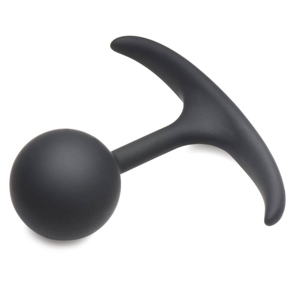 Heavy Hitters Weighted Round Comfort Anal Plug - Small Size for Beginners, Smooth Silicone Butt Plug for Men & Women - Perfect for Solo Play & Couples Use