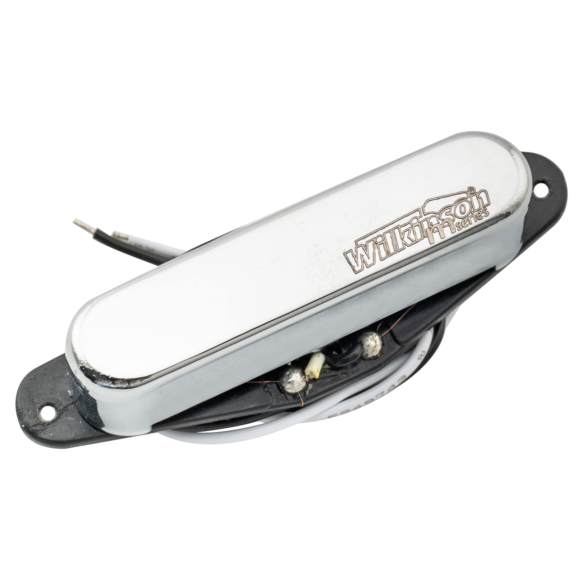 Wilkinson WOVT Low Gauss Vintage Nashville Ceramic Neck Telecaster Pickup for Tele Style Electric Guitar - Chrome Finish | Perfect for Blues, Rock & Country Music Performances