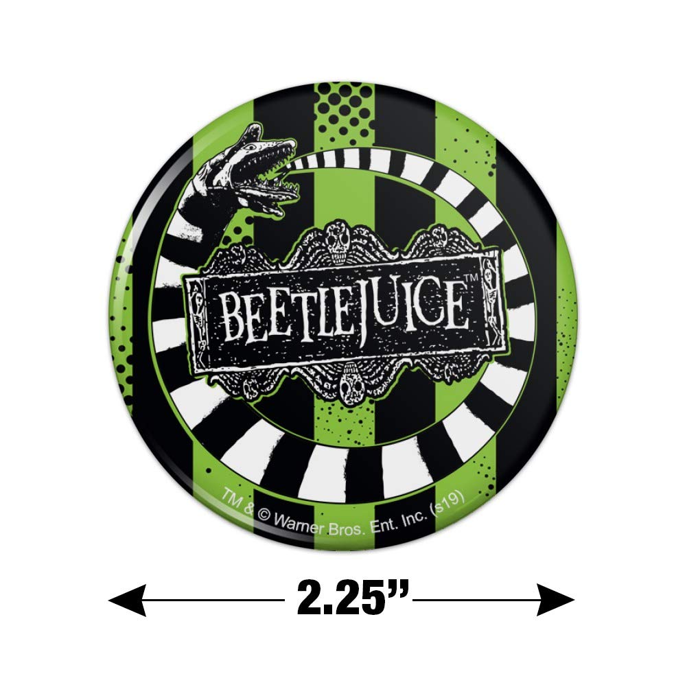 Beetlejuice Beetle Worm Kitchen Refrigerator Magnet - Fun Novelty Button Magnets for Fridge, Lockers & Office Decor - Perfect for Halloween, Gifts & Home Organization