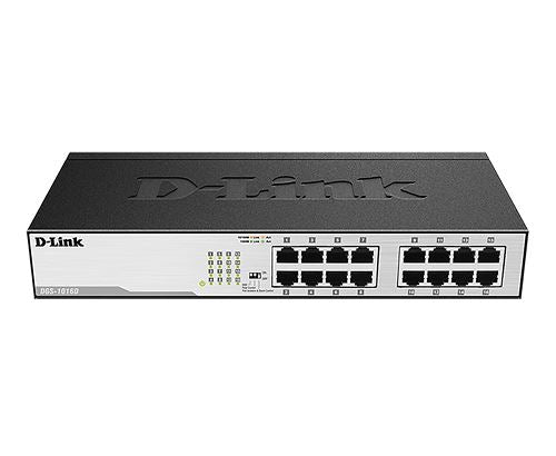 D-Link DGS-1016D 16-Port Gigabit Ethernet Unmanaged Network Switch - High-Speed Desktop Switch for Home & Office Networking (Pre-Order)