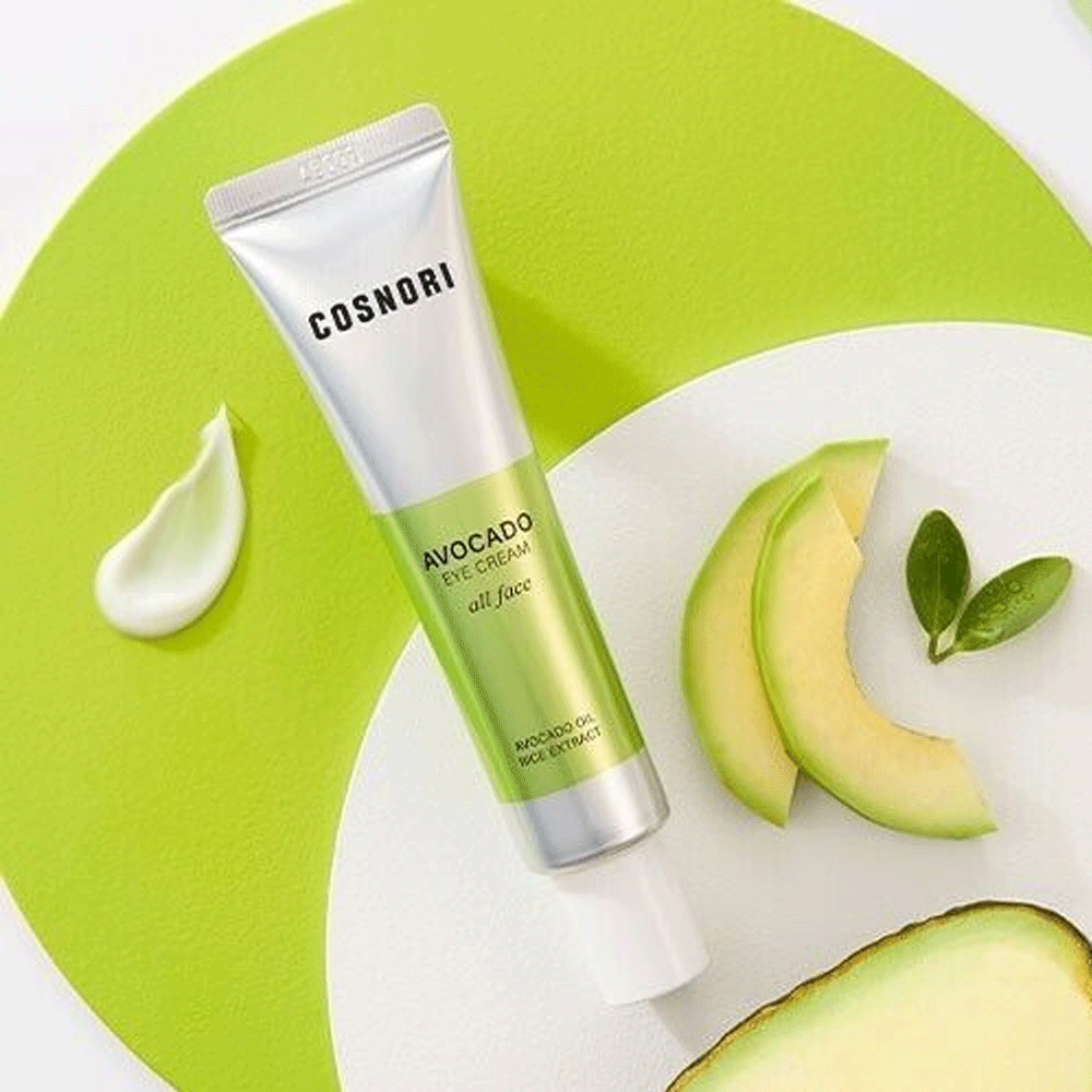 COSNORI Avocado Eye Cream for Dark Circles & Wrinkles - 30ml Hydrating Under Eye Treatment for Men & Women - Perfect for Night Care & Travel Skincare Routine