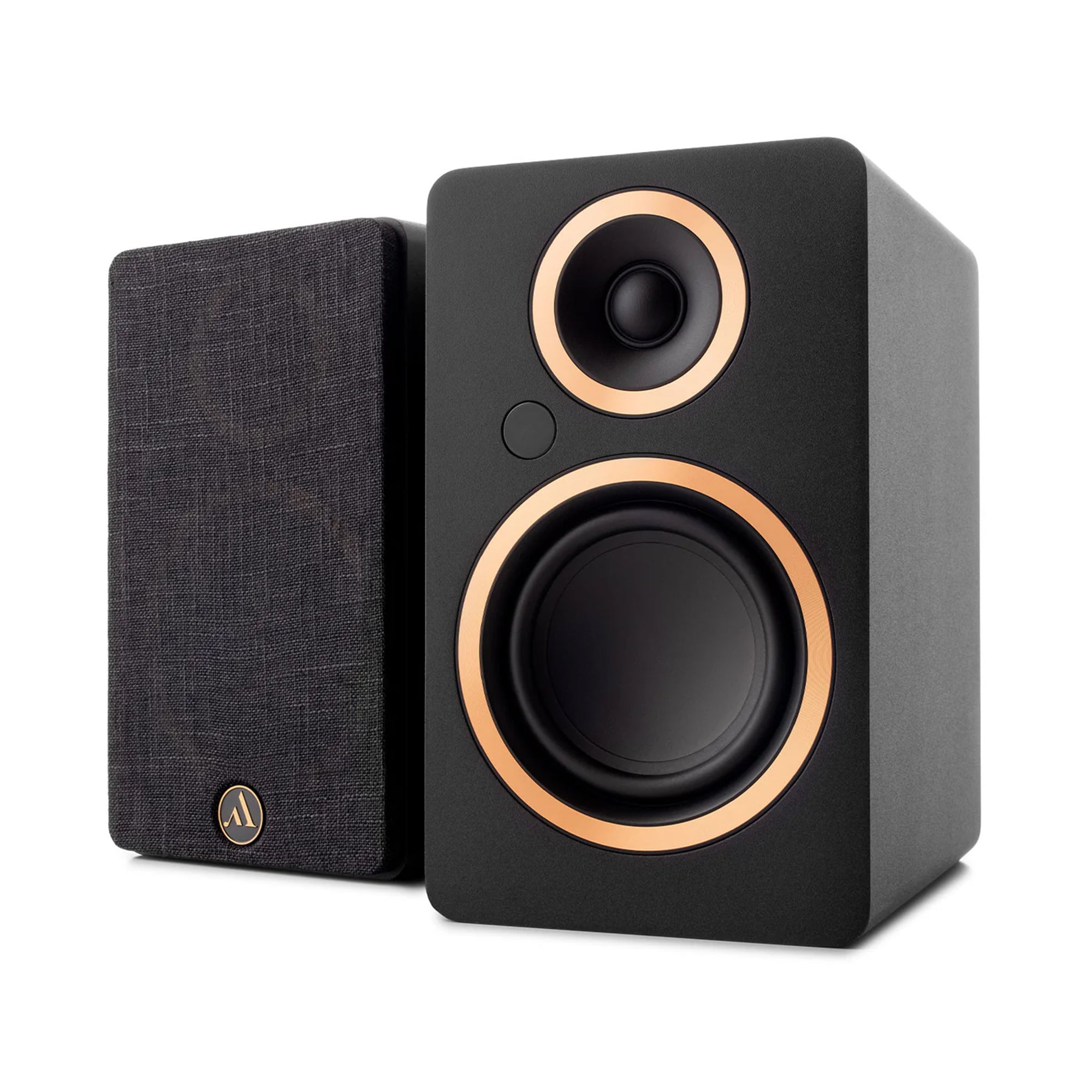 Argon FENRIS A4 Active Bookshelf Speakers - High-Fidelity Stereo Sound for Home Audio, Gaming & Music | Compact Powered Speakers for Desktop, Bookshelf & Studio Use