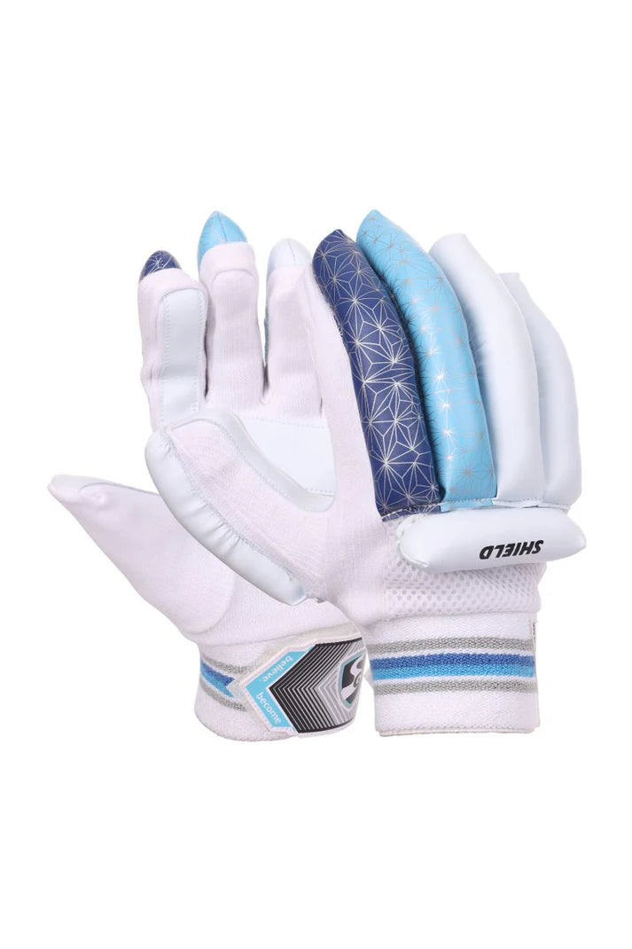 SG Shield Junior/Youth Cricket Batting Gloves - Protective Cricket Gloves for Kids & Teens - Perfect for Practice, Training & Matches
