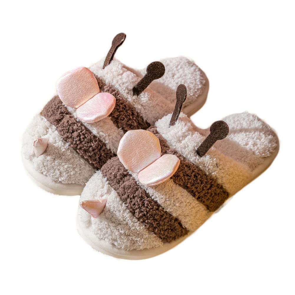 Women's Winter Slippers - Warm Cozy Plush House Slippers with Cute Cartoon Animal Designs | Super Soft Indoor Footwear for Home, Lounge & Cold Weather Comfort