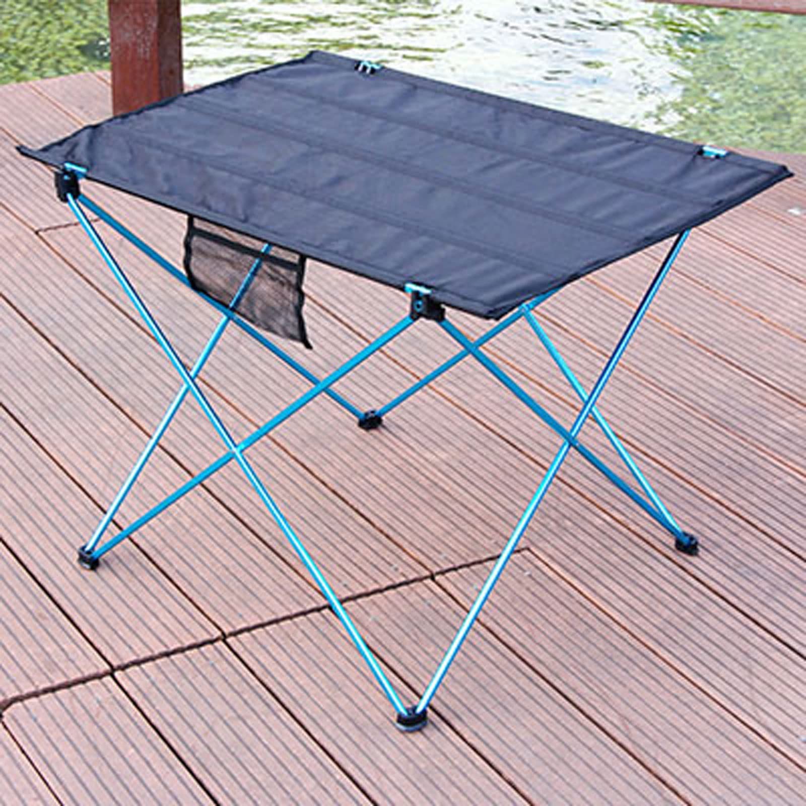 **Ultra Lightweight 6061 Aluminum Alloy Folding Table - Portable Camping & Picnic Desk for Outdoor, Travel, Home Office & Bedside Use**