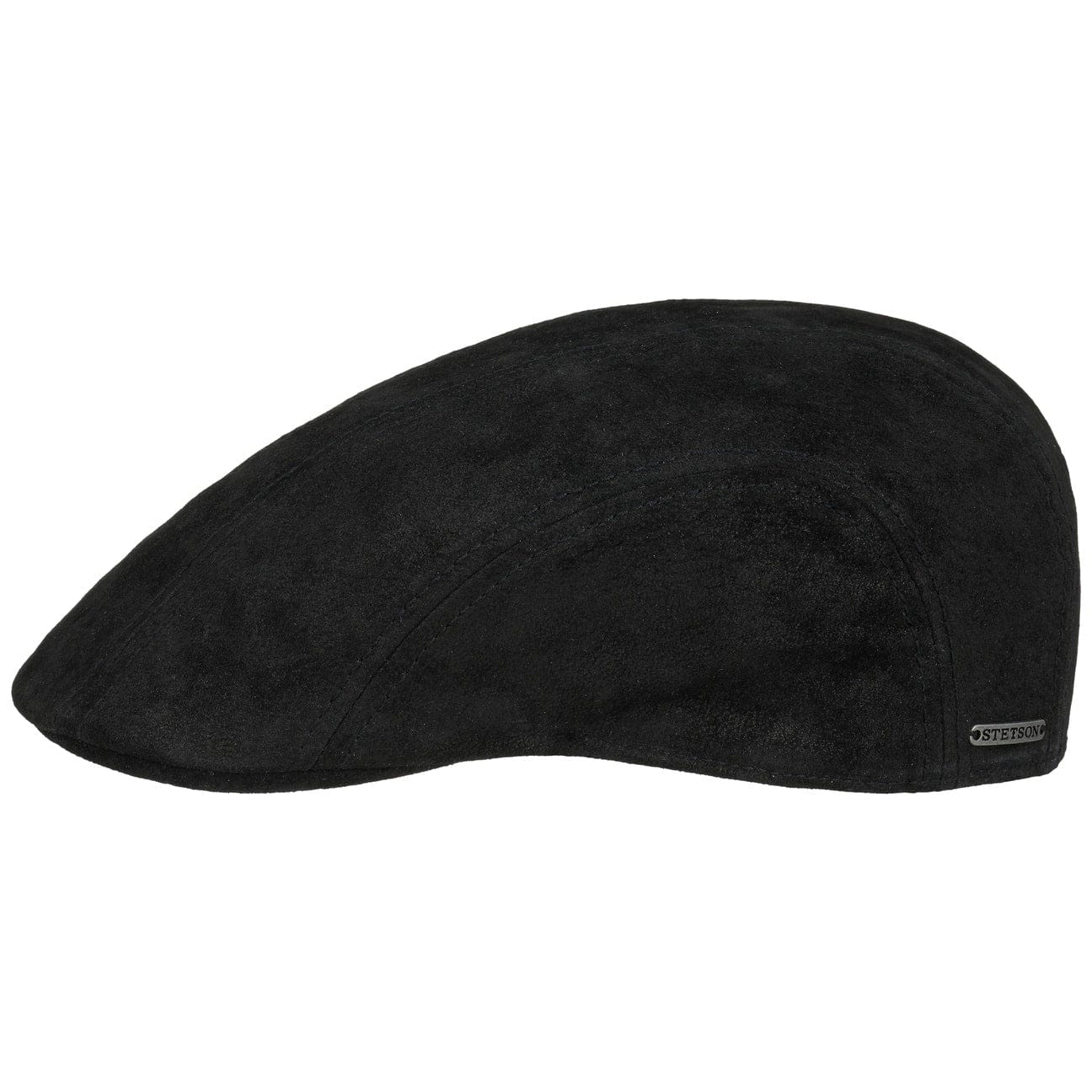 Stetson Madison Leather Flat Cap for Men - Classic Vintage Style Hat for Casual & Outdoor Wear - Perfect for Driving, Golf, and Everyday Fashion