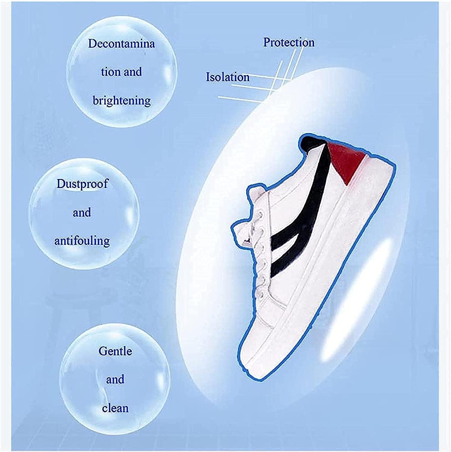 Premium White Shoe Cleaner Cream with Sponge - Instant Whitening No-Wash Sneaker Cleaning Kit for White Shoes | Shoe Polish & Eraser for Sneakers, Canvas & Leather | Perfect for Daily Wear, Gym Shoes & Fashion Sneakers