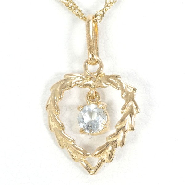 18K Yellow Gold Aquamarine Necklace for Women - Elegant March Birthstone Jewelry Gift for Her - Perfect for Weddings, Anniversaries & Special Occasions