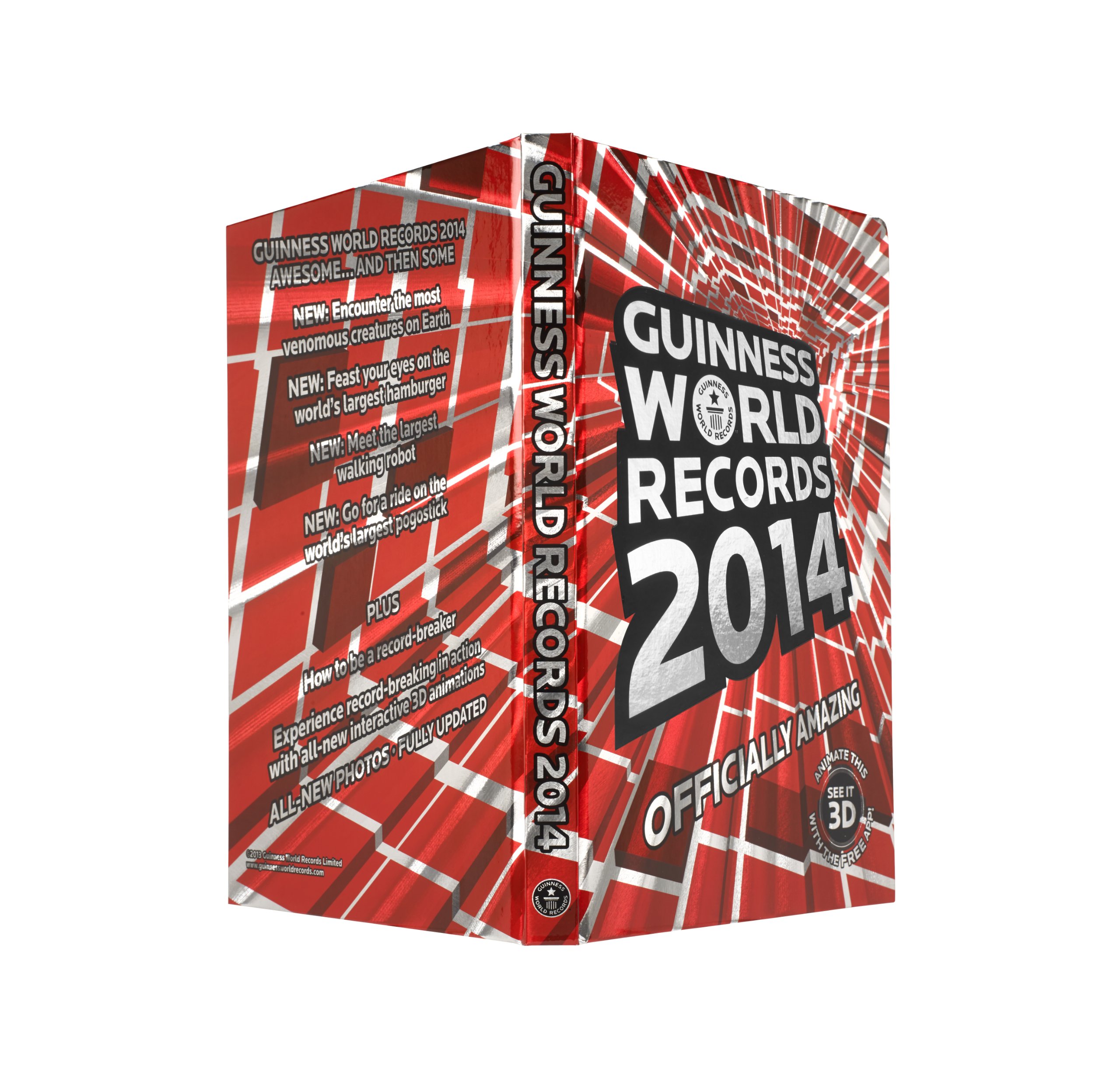 Guinness World Records 2014 Book - Officially Amazing Facts & Achievements | Perfect Gift for Trivia Lovers & Record Enthusiasts | Great for Family Game Nights & Classroom Learning