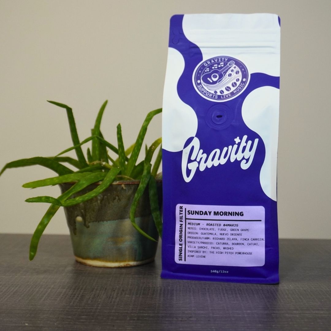 Gravity Sunday Morning Coffee Beans - Premium Arabica Whole Bean Coffee for Home Brewing - Perfect for Breakfast, Office & Relaxing Moments