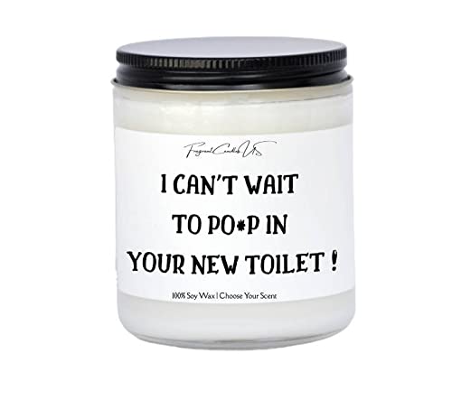 Funny Housewarming Gift - Personalized Scented Soy Candle for New Homeowners | Best Friend House Warming Present | Home Sweet Home Decor | Perfect for First Time Home Buyers & Homeowners | Great for Living Room, Bedroom Decor or Gift Giving Occasions