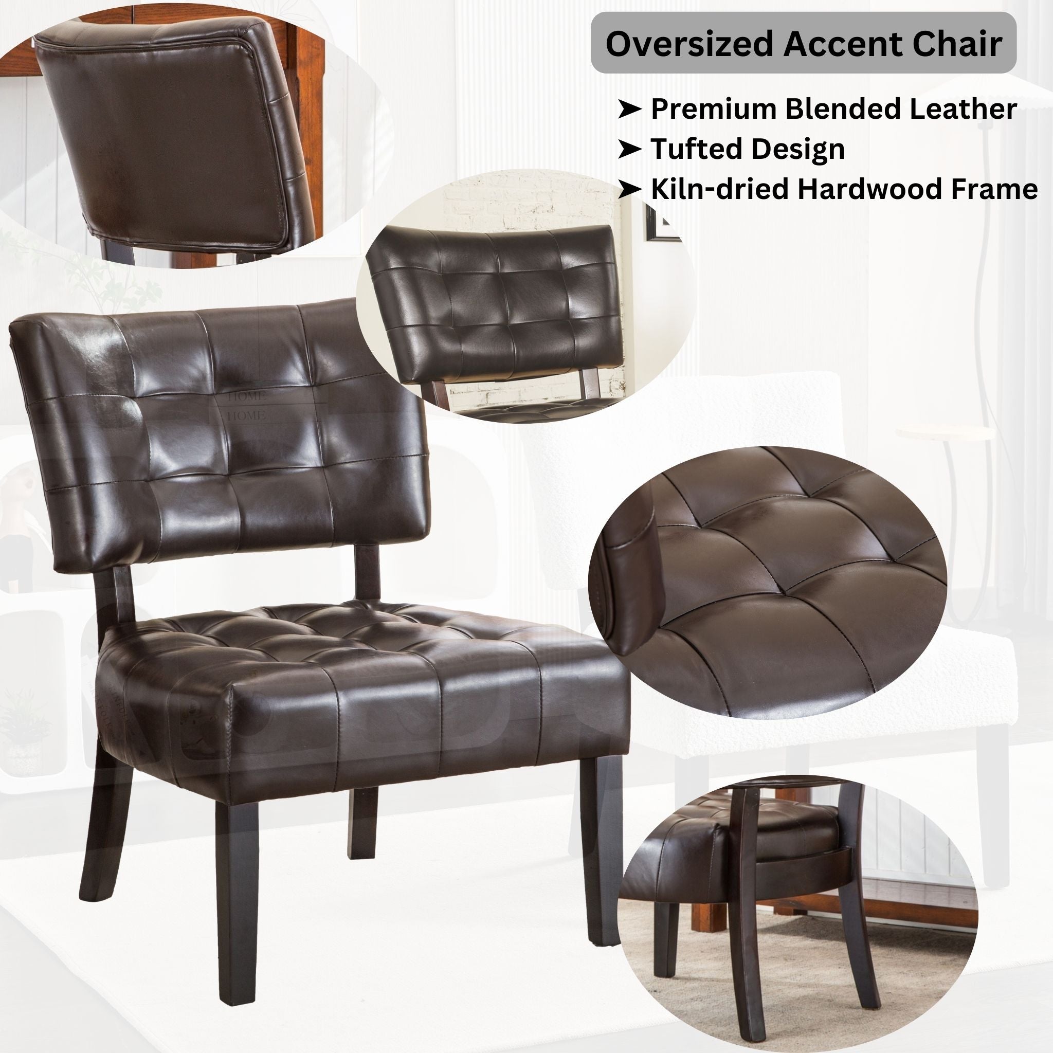Brown Faux Leather