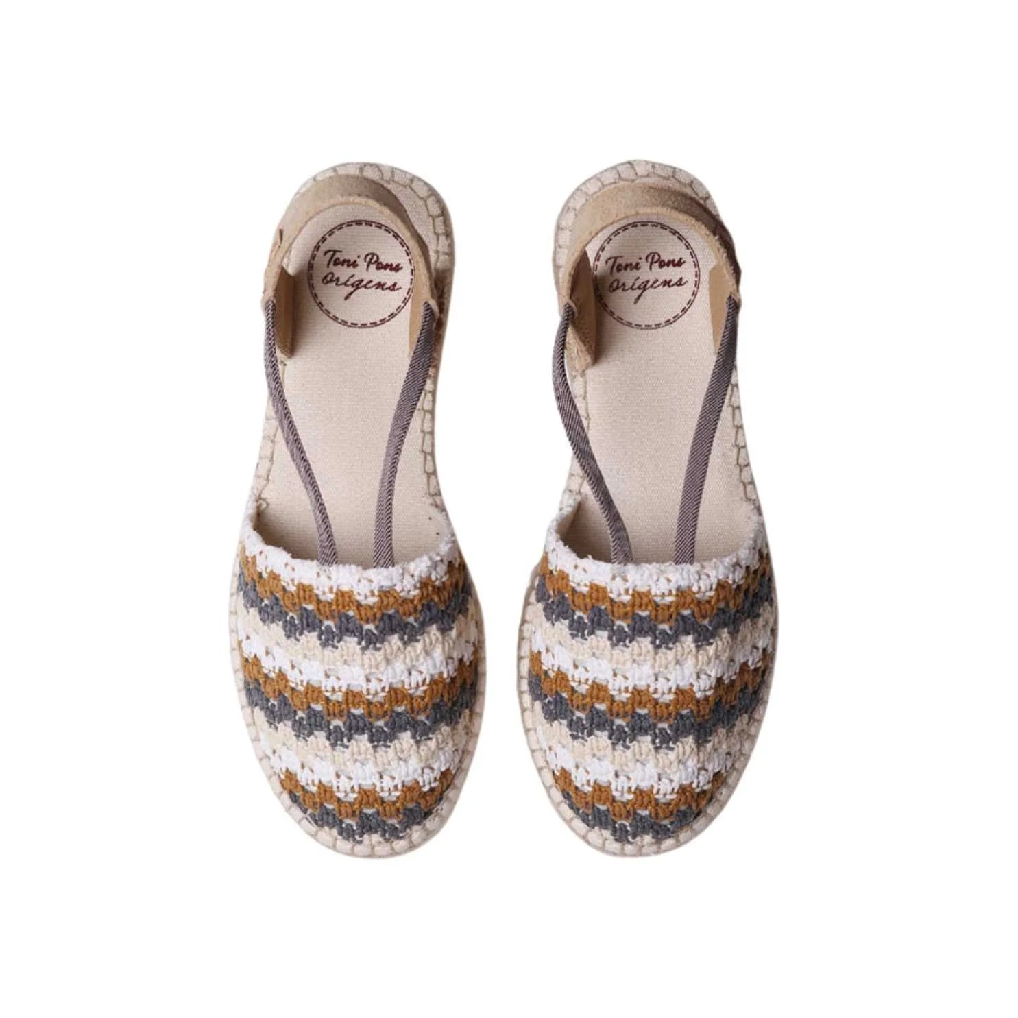 Women's Multicolor Cotton Blend Espadrilles - Emilia Comfortable Summer Slip-On Shoes for Beach, Vacation & Casual Wear